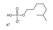 Phosphoric acid, isooctyl ester, potassium salt structure