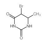 5-bromo-6-methyl-1,3-diazinane-2,4-dione结构式