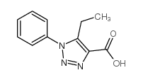 1H-1,2,3-Triazole-4-carboxylicacid,5-ethyl-1-phenyl-(9CI) Structure