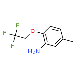 5-Methyl-2-(2,2,2-trifluoroethoxy)aniline Structure