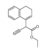 [3.4-Dihydro-naphthyl-(1)]-cyan-essigsaeure-aethylester Structure