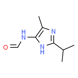 Formamide, N-[5-methyl-2-(1-methylethyl)-1H-imidazol-4-yl]- (9CI) structure