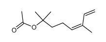 cis-Ocimenylacetat Structure