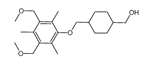 1-((4-(hydroxymethyl)cyclohexyl)methoxy)-3,5-bis(methoxymethyl)-2,4,6-trimethylbenzene Structure