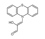 2-Hydroxy-3-(10-phenothiazinyl)-2-propen-1-al Structure