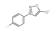 3-(p-Chlorophenyl)sydnone Structure