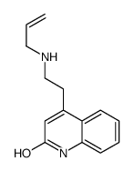 4-[2-(prop-2-enylamino)ethyl]-1H-quinolin-2-one结构式