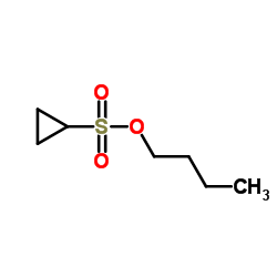 Butyl cyclopropanesulfonate Structure