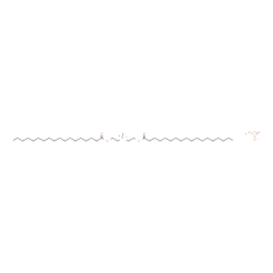 dimethylbis[2-[(1-oxooctadecyl)oxy]ethyl]ammonium methyl phosphonate结构式