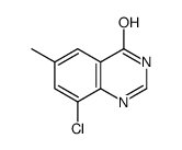 8-Chloro-6-Methylquinazolin-4(3H)-one结构式