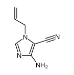 1-allyl-4-amino-1H-imidazole-5-carbonitrile结构式