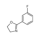 2-(3-fluorophenyl)-4,5-dihydro-1,3-oxazole结构式