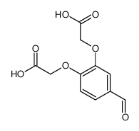 2-[2-(carboxymethoxy)-4-formylphenoxy]acetic acid Structure