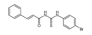 N-(4-Bromophenyl)-N'-3-phenylpropenoylthiourea Structure