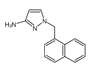 1-NAPHTHALEN-1-YLMETHYL-1H-PYRAZOL-3-YLAMINE结构式