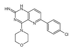 6-(4-chlorophenyl)-4-morpholin-4-ylpyrido[3,2-d]pyrimidin-2-amine Structure