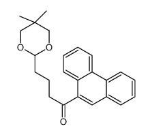 9-[4-(5,5-DIMETHYL-1,3-DIOXAN-2-YL)BUTYRYL]PHENANTHRENE Structure