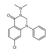 7-chloro-3-(dimethylamino)-1-phenyl-2H-quinazolin-4-one Structure