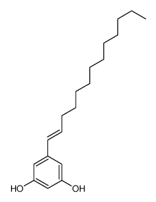 5-tridec-1-enylbenzene-1,3-diol Structure