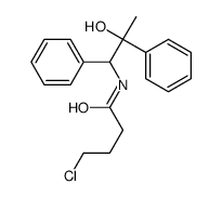 4-chloro-N-(2-hydroxy-1,2-diphenylpropyl)butanamide Structure