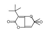 3,6-ditert-butylfuro[3,2-b]furan-2,5-dione Structure