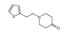 1-(2-thiophen-2-ylethyl)piperidin-4-one Structure