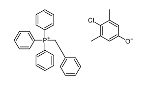 benzyltriphenylphosphonium, salt with 4-chloro-3,5-xylenol (1:1)结构式