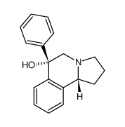 1,2,3,5,6,10b-hexahydro-6-phenylpyrrolo(2,1-a)isoquinolin-6-ol结构式