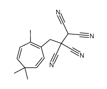 3-(2,5,5-Trimethyl-1,3,6-heptatrienyl)-1,1,2,2-propantetracarbonitril结构式