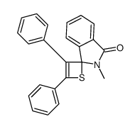 2-methyl-3',4'-diphenylspiro[isoindole-3,2'-thiete]-1-one Structure