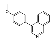 4-(4-methoxyphenyl)isoquinoline结构式