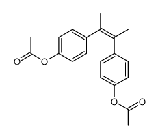 [4-[(Z)-3-(4-acetyloxyphenyl)but-2-en-2-yl]phenyl] acetate结构式