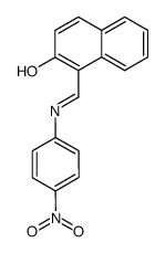 N-(2-hydroxy-1-naphthalidene)-p-nitroaniline结构式