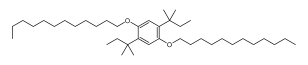 1,4-didodecoxy-2,5-bis(2-methylbutan-2-yl)benzene Structure