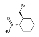 2-(bromomethyl)cyclohexanecarboxylic acid结构式