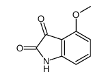 4-METHOXYINDOLINE-2,3-DIONE Structure