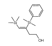 (Z)-3-dimethylphenylsilyl-4-trimethylsilyl-3-buten-1-ol结构式