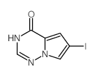 6-iodo-pyrrolo[2,1-f][1,2,4]triazin-4(1H)-one Structure