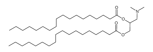 (+/-)-N,N-dimethyl-N-[2,3-bis(octadecanoyloxy)-propyl]amine Structure