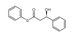 (R)-S-phenyl 3-hydroxy-3-phenylpropanethioate Structure