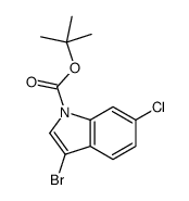 3-bromo-6-chloro-1h-indole-1-carboxylic acid tert-butyl ester picture