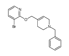 2-(1-benzyl-1,2,3,6-tetrahydro-pyridin-4-ylmethoxy)-3-bromo-pyridine Structure