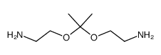 2,2'-(Propane-2,2-diylbis(oxy))diethanamine Structure