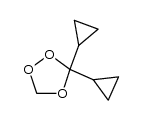 3,3-Dicyclopropyl-1,2,4-trioxolan结构式