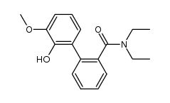 N,N-diethyl-2'-hydroxy-3'-methoxy-[1,1'-biphenyl]-2-carboxamide Structure