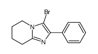 3-bromo-2-phenyl-5,6,7,8-tetrahydroimidazo[1,2-a]pyridine结构式