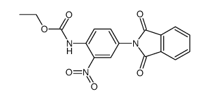 2-ethoxycarbonylamino-5-phthalimidonitrobenzene结构式