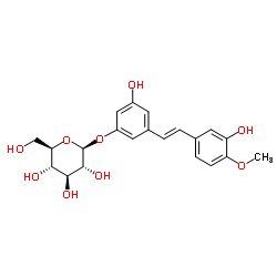 勒胖停； 土大黄苷结构式