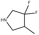 3,3-difluoro-4-methylpyrrolidine Structure