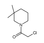 Piperidine, 1-(chloroacetyl)-3,3-dimethyl- (9CI) structure